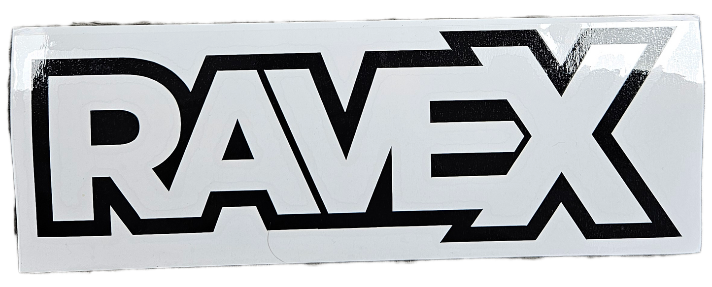 Rave X Die cut Sticker