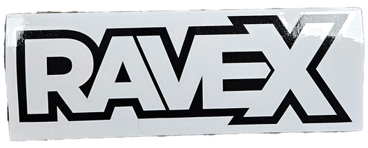 Rave X Die cut Sticker