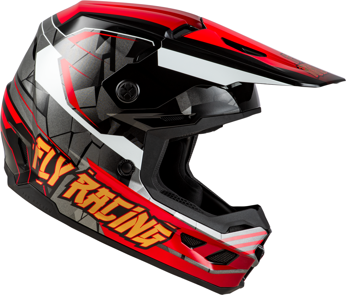 Youth Kinetic Scorched Helmet Red/Black/White Ym