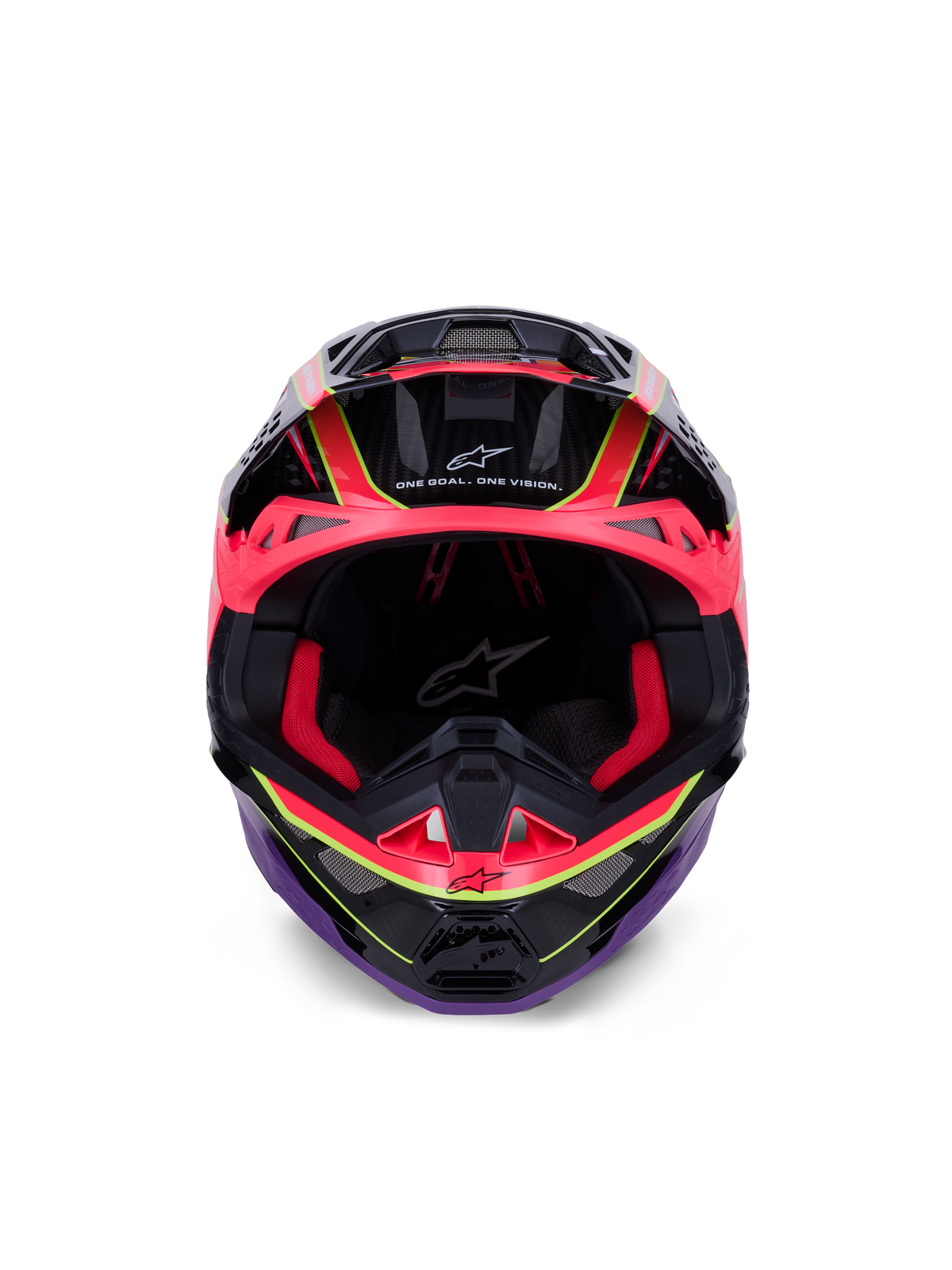 Supertech S M10 Era Helmet Pnk/Violet/Ylw Fluo Glossy Md