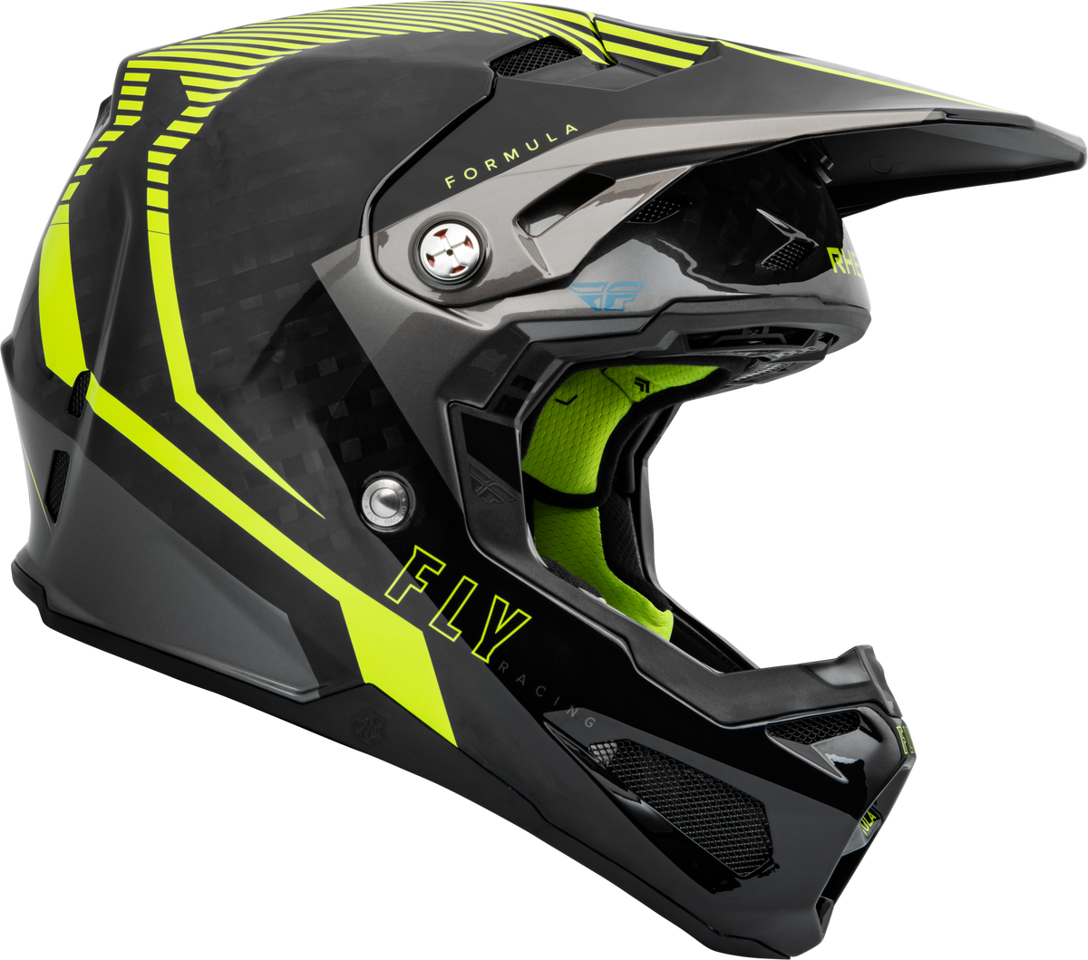 Formula Carbon Tracer Helmet Hi Vis/Black Sm