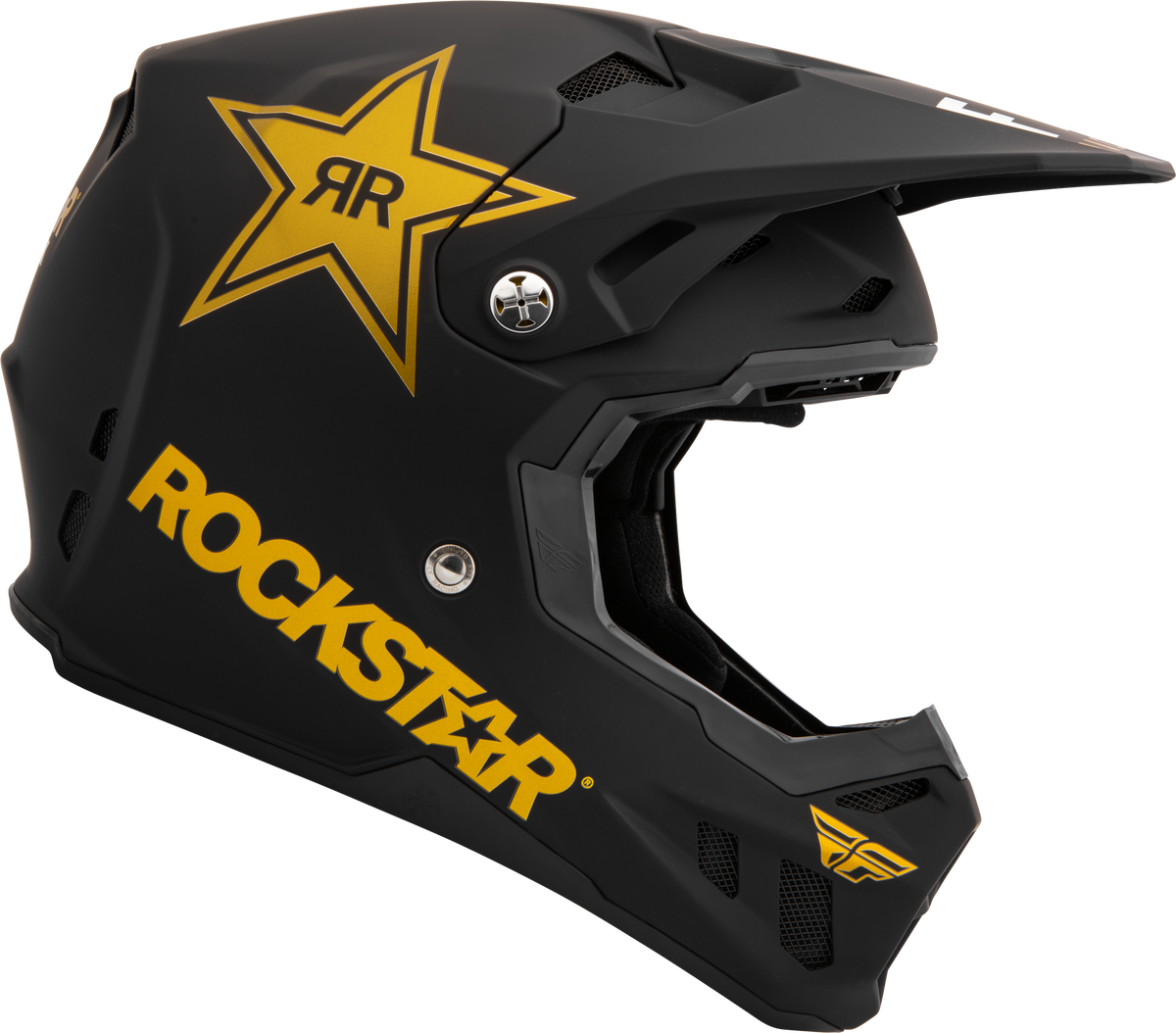 Formula Cc Rockstar Helmet Matte Black/Gold Md