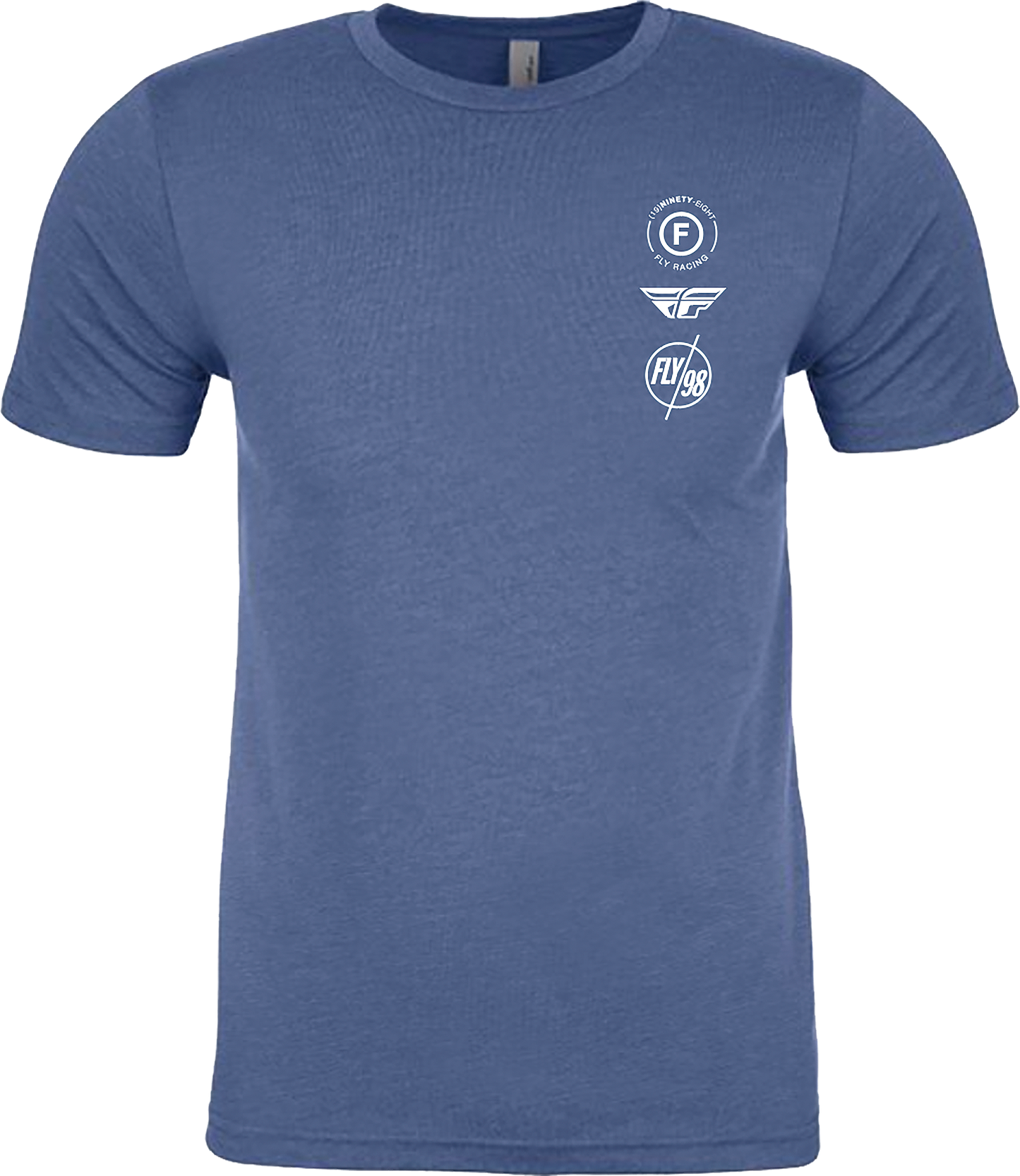 Fly Atom Tee Cool Blue Heather Xl