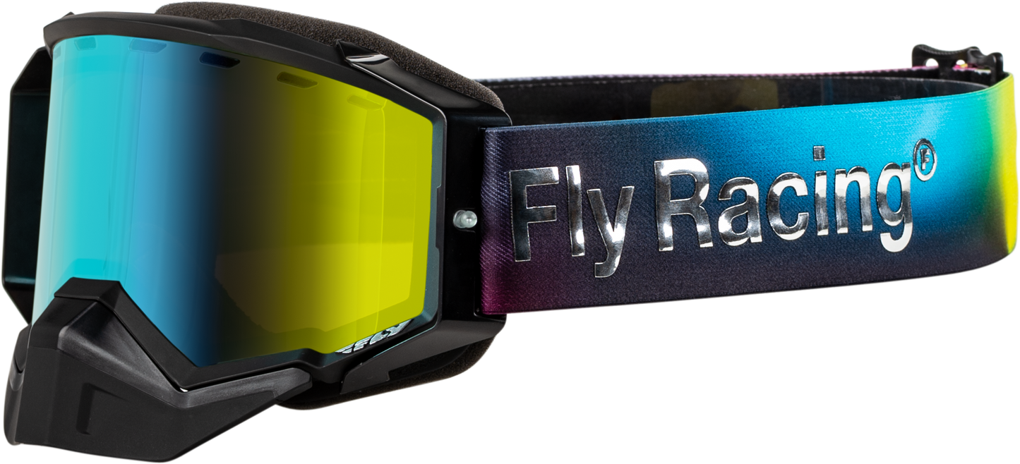 Fly Zone Elite Snow Goggle Legacy W/ Amber Mirror/plrzd Smk Lens