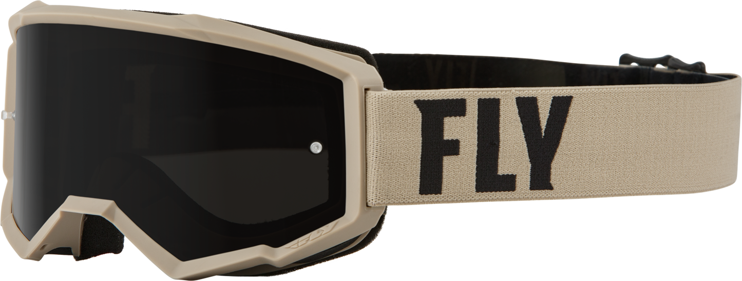 100% Focus Sand Goggle W/ Dark Smoke Lens