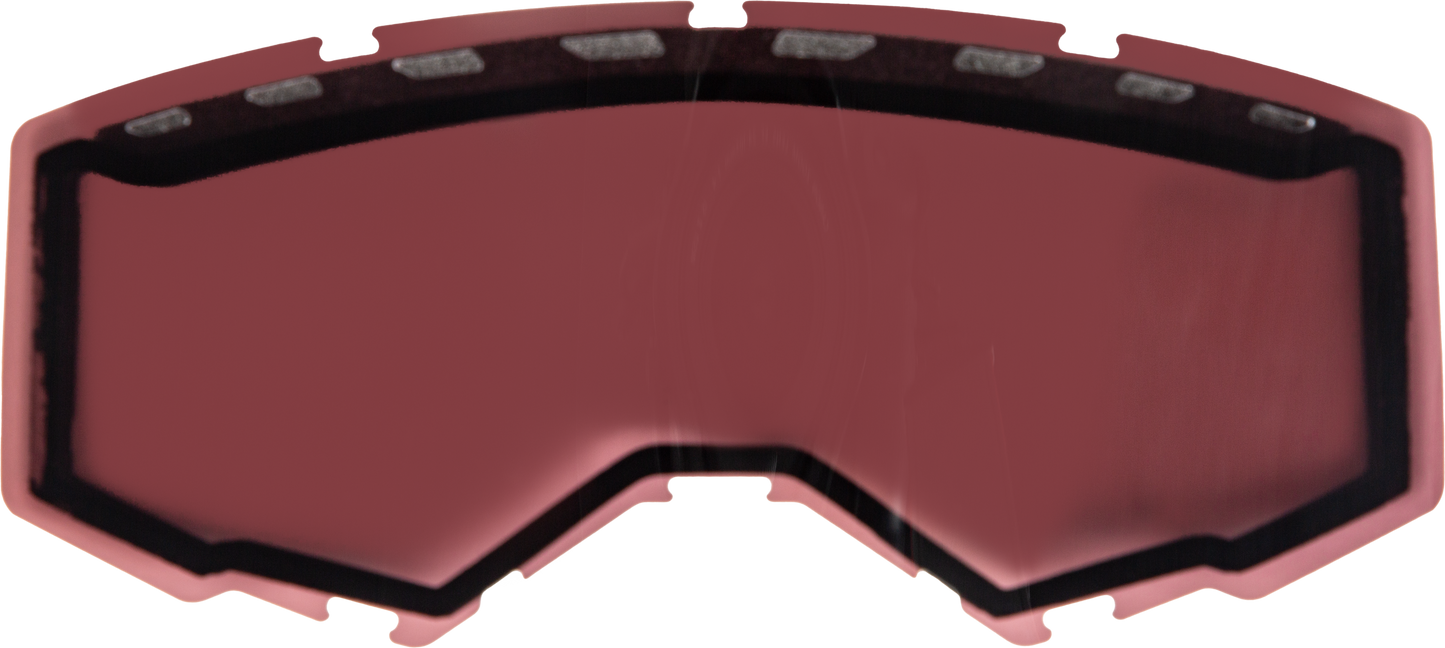Dual Lens With Vents Adult W/silver Mir/polar Rose Lens