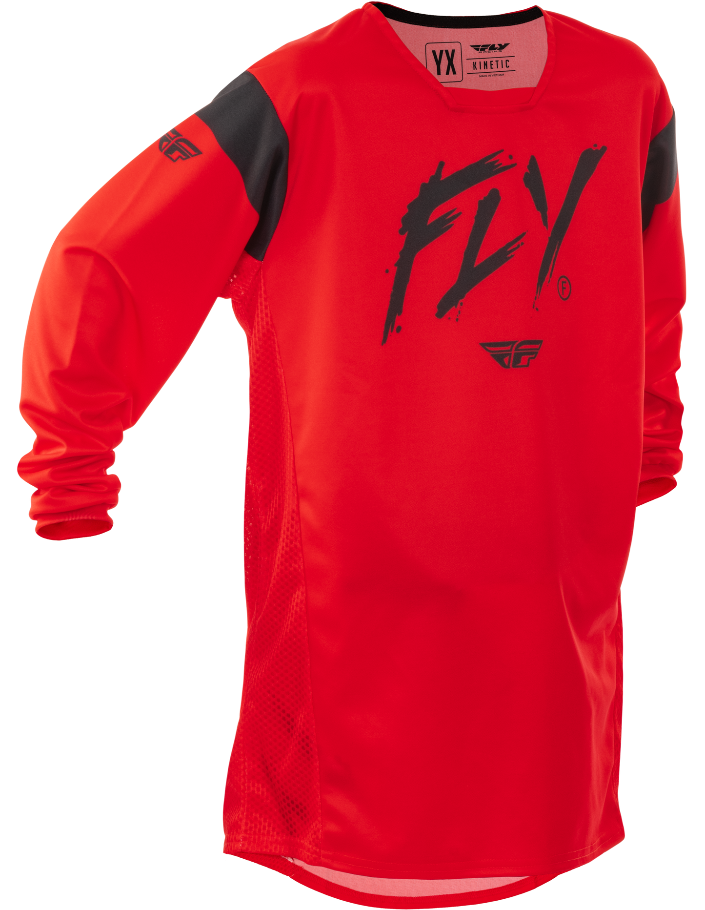 Youth Kinetic Stoke Jersey Red/black Yxl