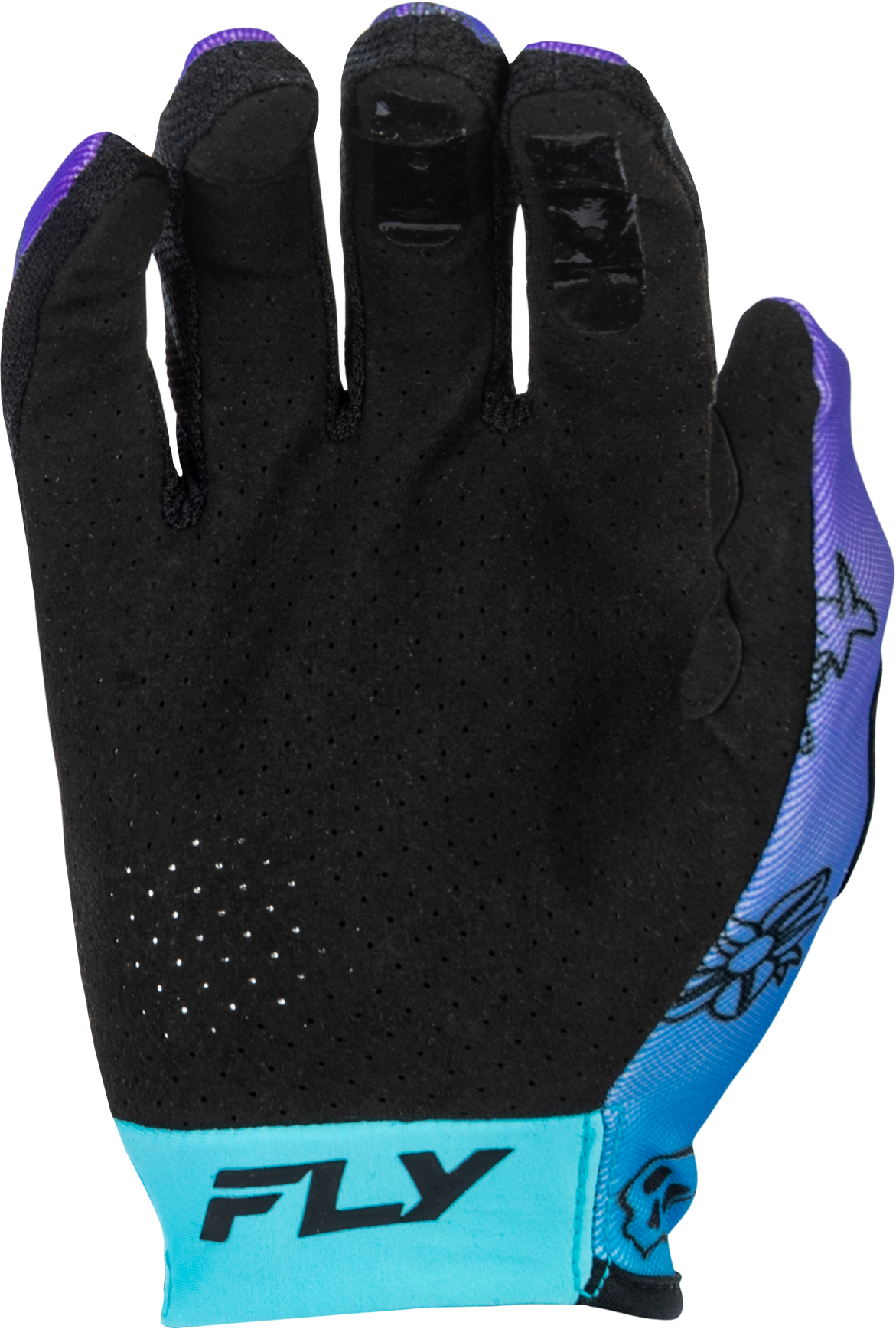 Youth Lite Outline Gloves Black/red/purple Ys