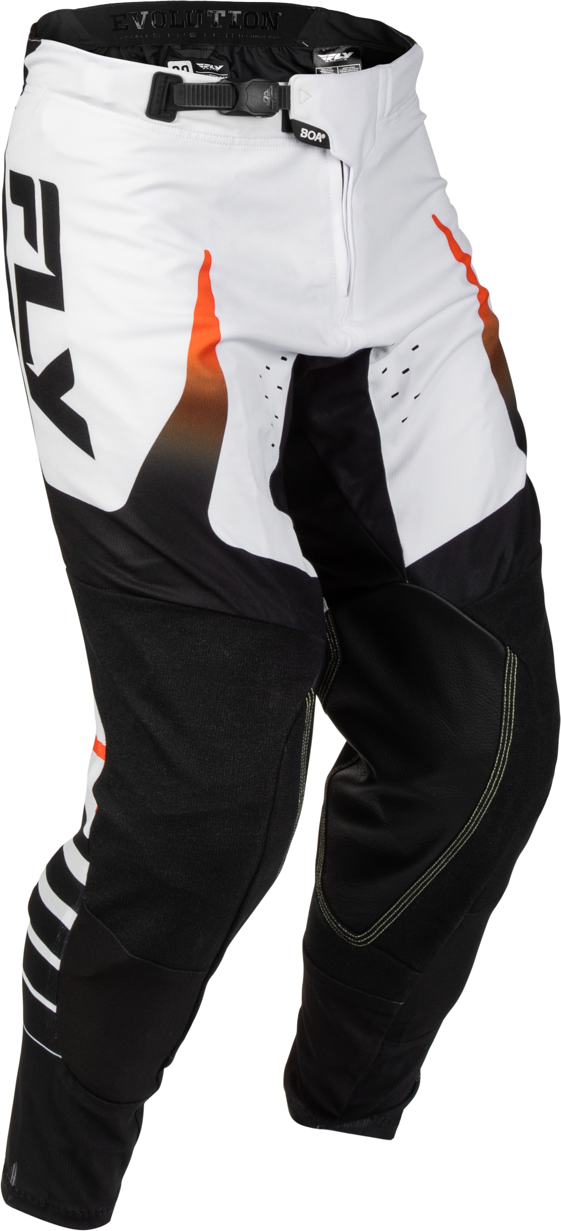 Evolution Dst Bolt Pants White/black/orange Sz 38