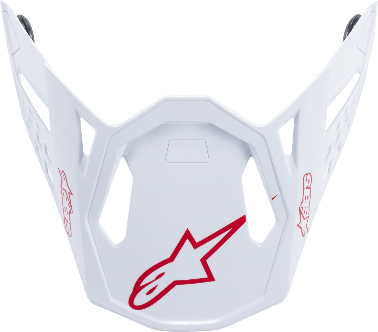 M8 Contact Helmet Visor Red/white