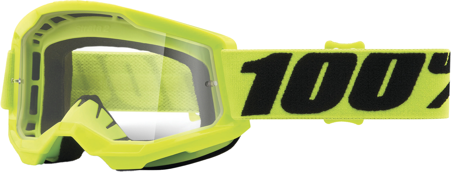 100% Strata 2 Junior Goggle Clear Lens