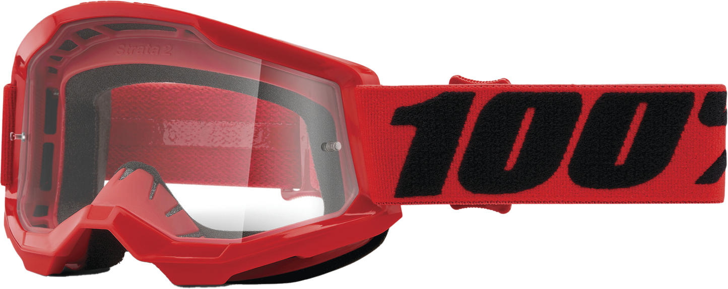 100% Strata 2 Junior Goggle Clear Lens