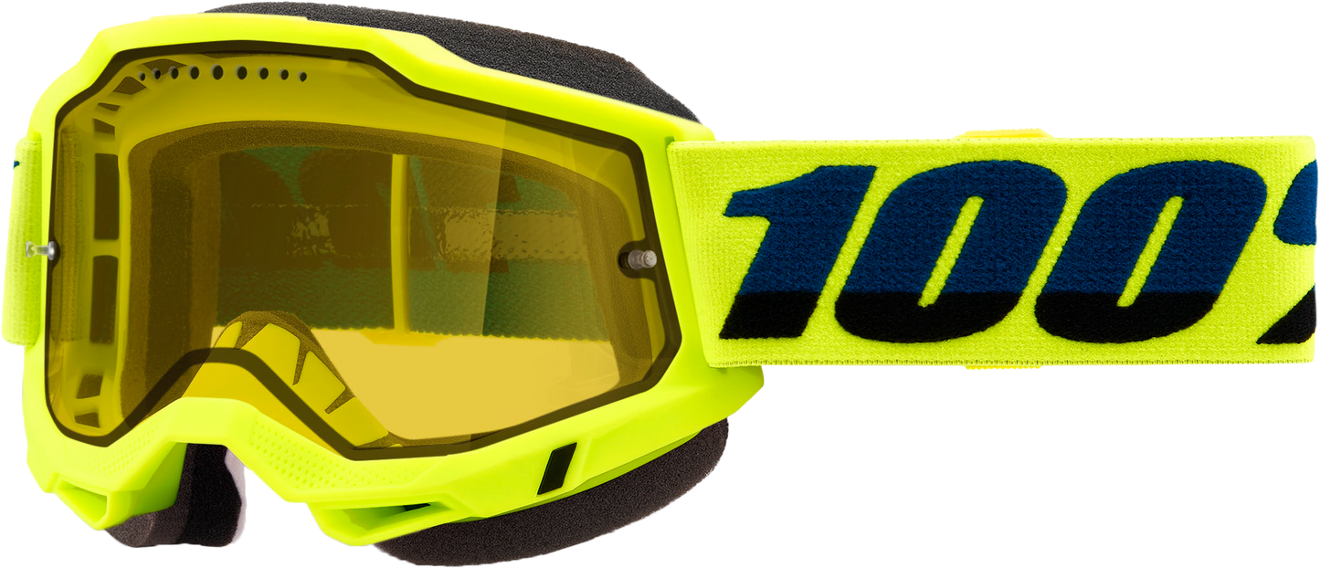 100% Accuri 2 Snowmobile Goggle Yellow Lens
