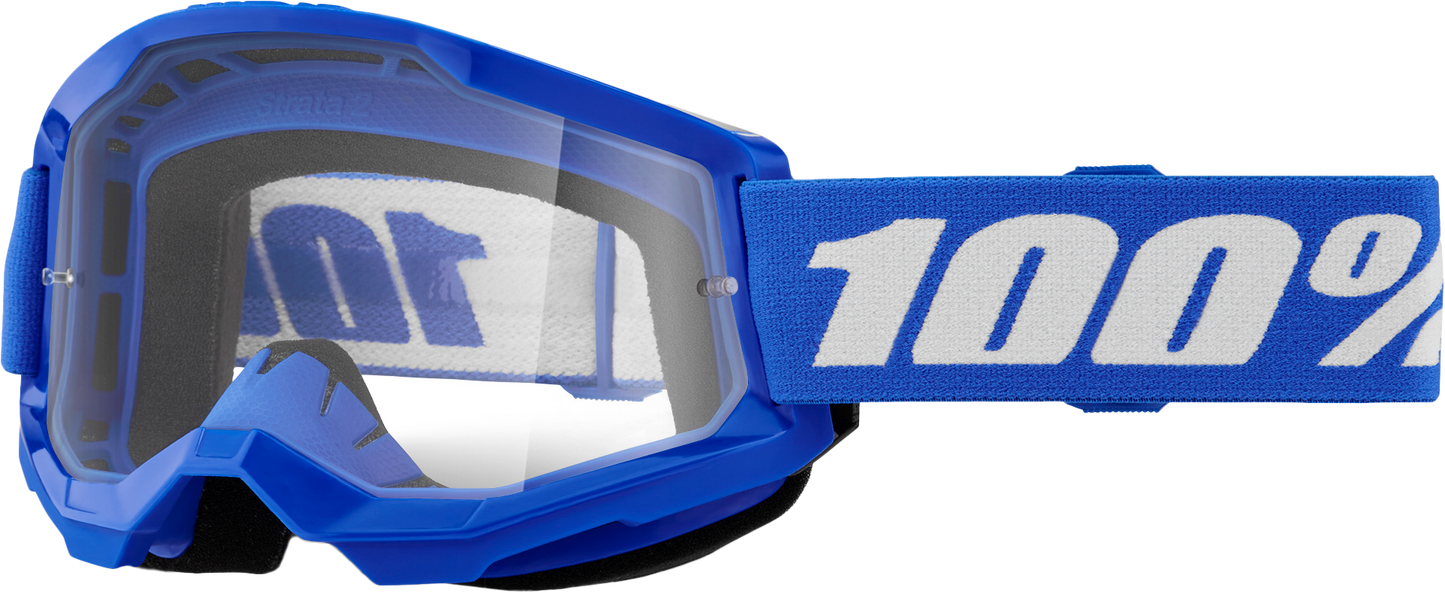 100% Strata 2 Junior Goggle Clear Lens