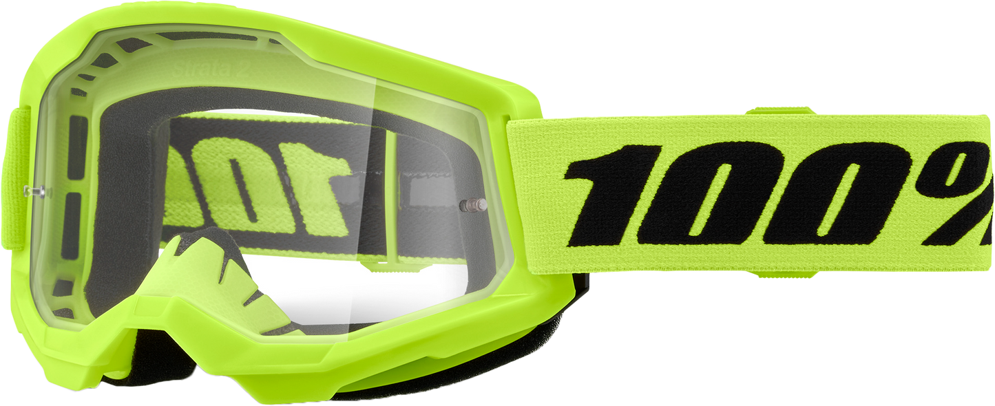 100% Strata 2 Junior Goggle Clear Lens