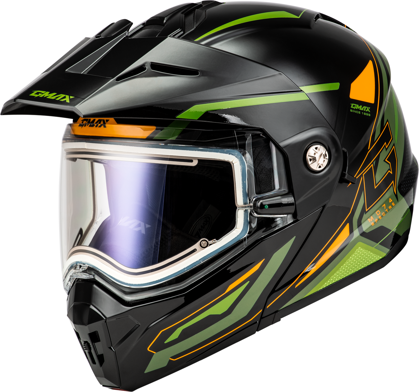 GMax Md-74s Spectre Snow Helmet W/ Electric Shield