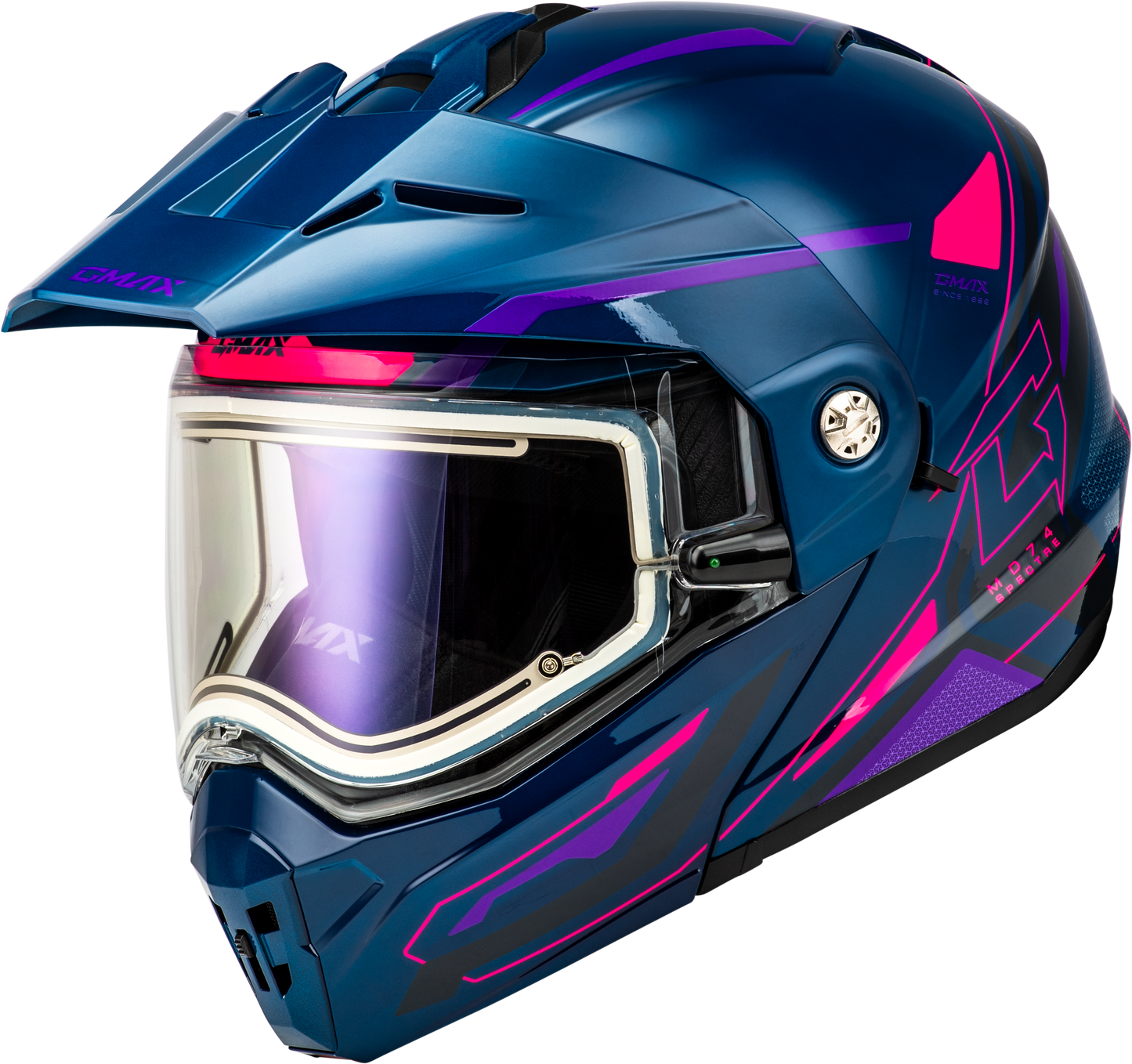 GMax Md-74s Spectre Snow Helmet W/ Electric Shield