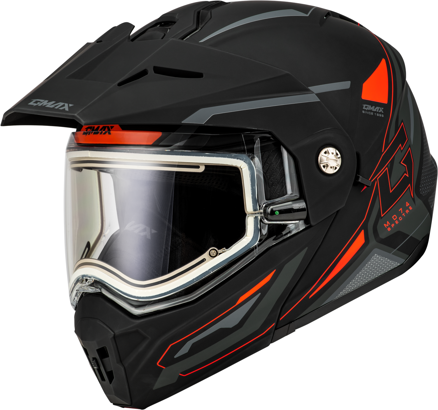 GMax Md-74s Spectre Snow Helmet W/ Electric Shield