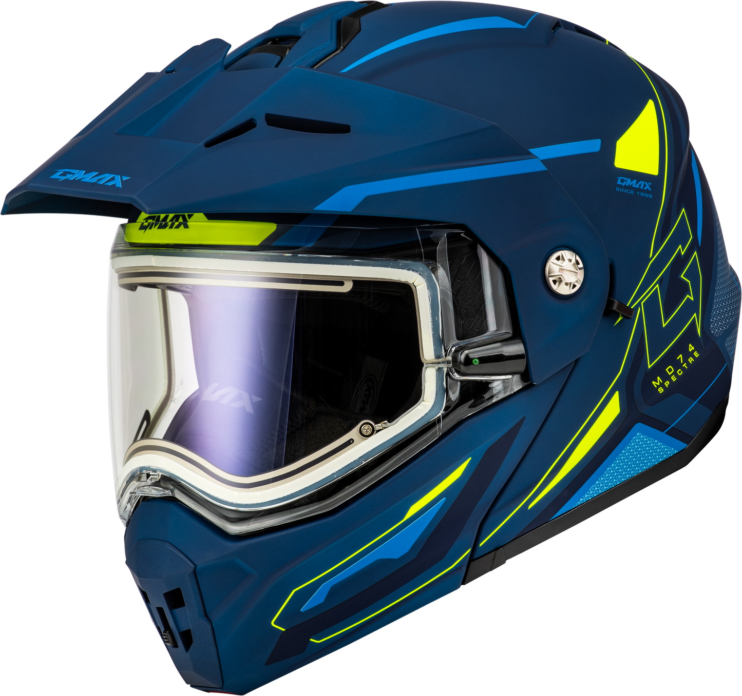 GMax Md-74s Spectre Snow Helmet W/ Electric Shield