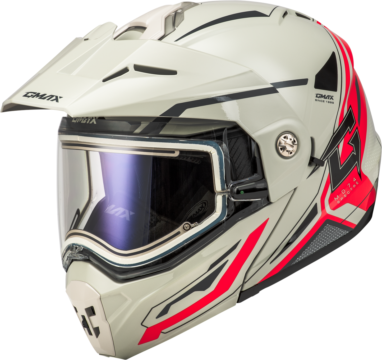 GMax Md-74s Spectre Snow Helmet W/ Electric Shield