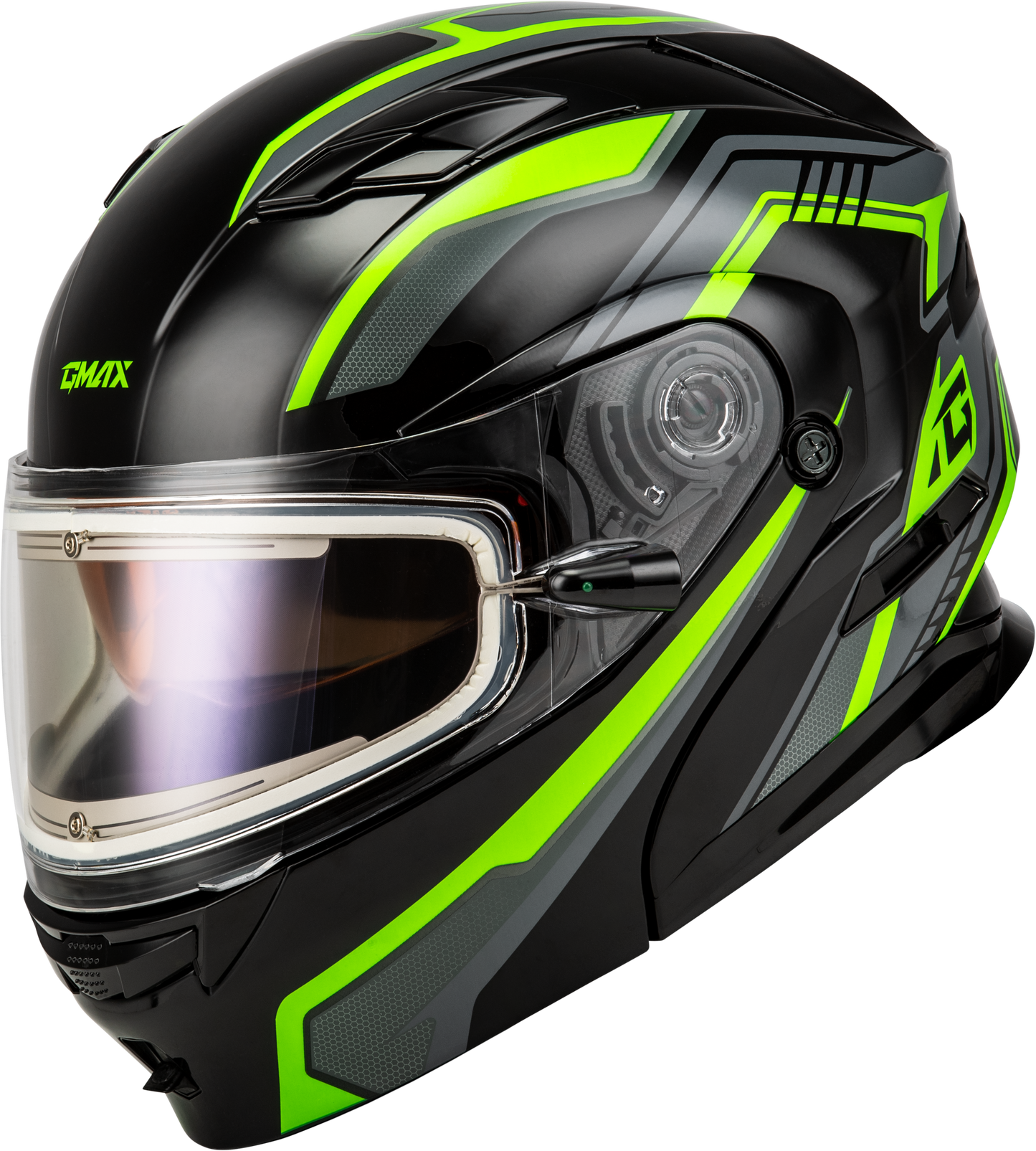 GMax Md-01s Transistor Snow Helmet W Elec Shld