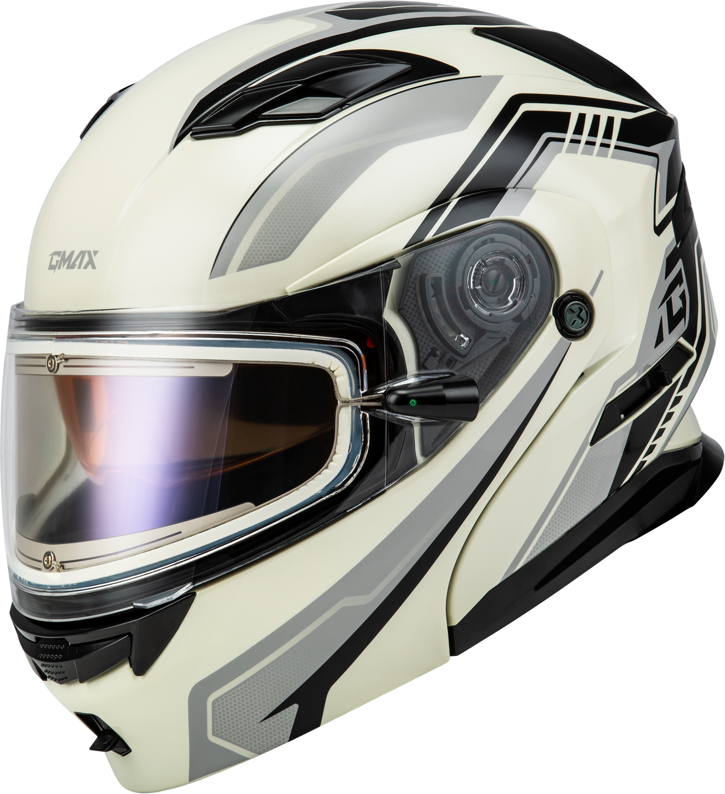 GMax Md-01s Transistor Snow Helmet W Elec Shld