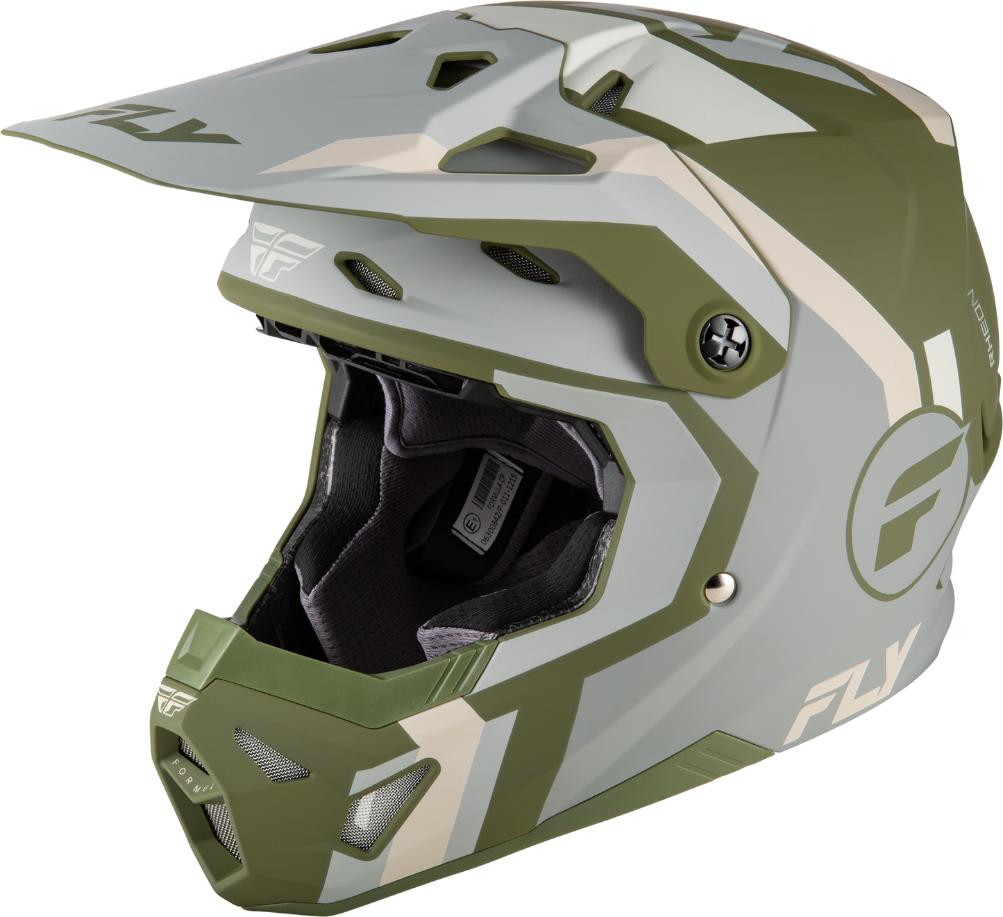 Youth Formula Cp Seal Helmet Matte Stone/khaki/olive Yl