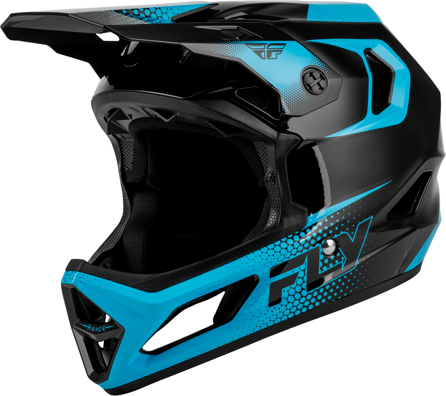 Rayce Sonar Bicycle Helmet Black/electric Blue Xs