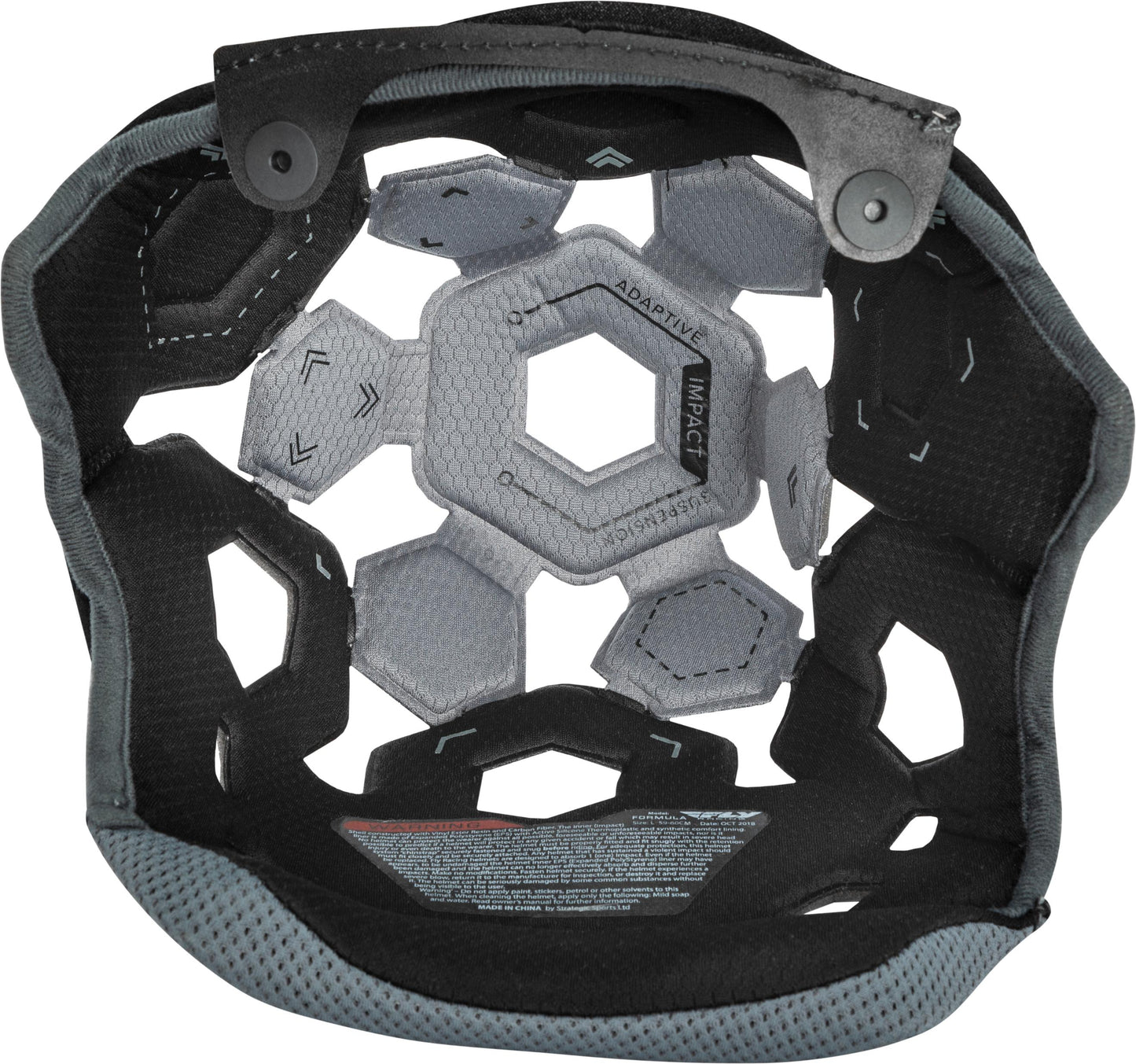 Formula Helmet Liner Black/cool Grey Xs