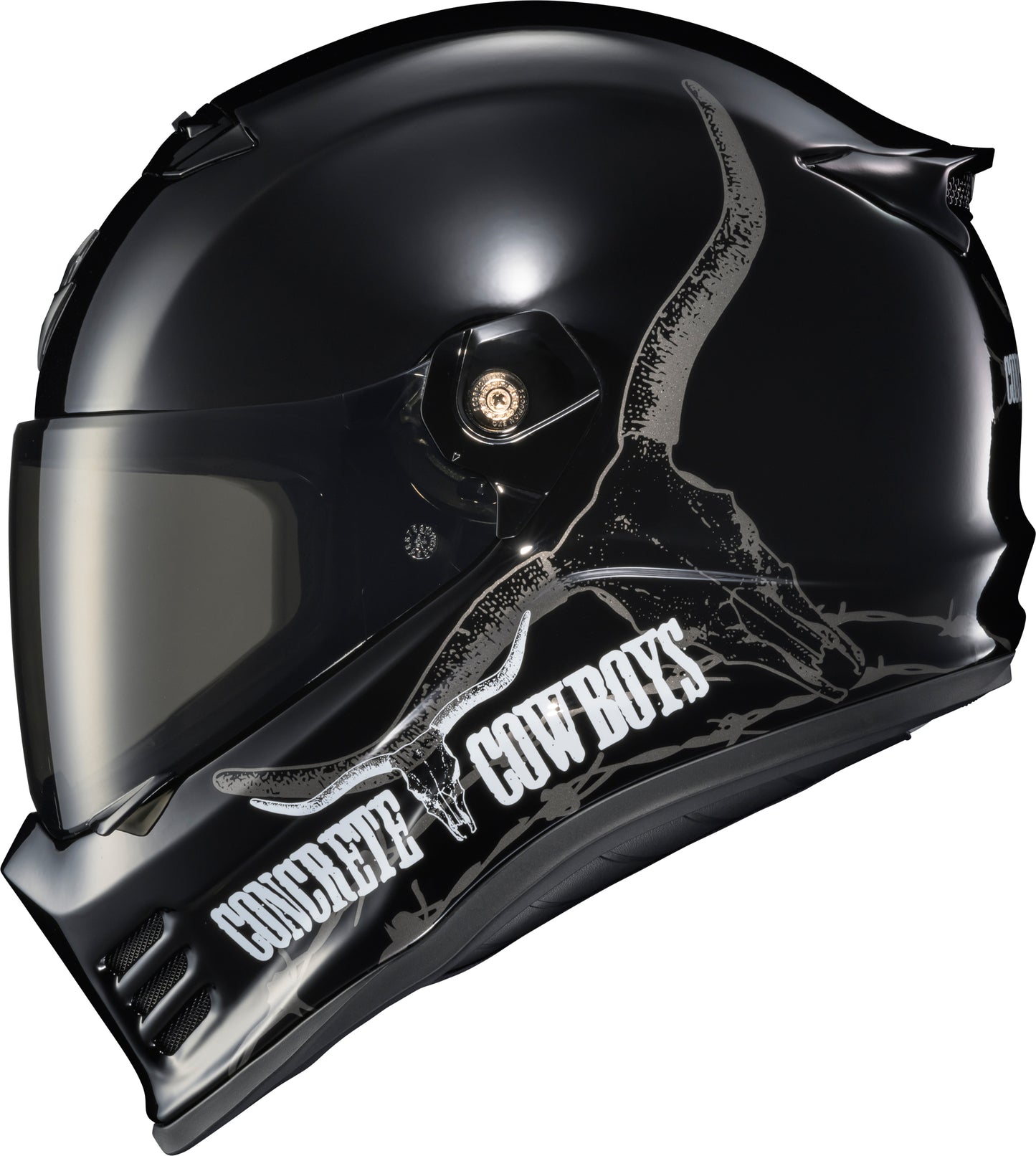 Covert Fx Full Face Helmet Caiman Gloss Black Xl