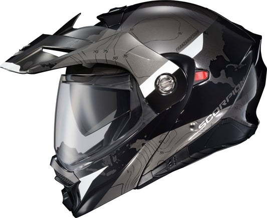 Scorpion Exo-at960 Modular Helmet Topographic