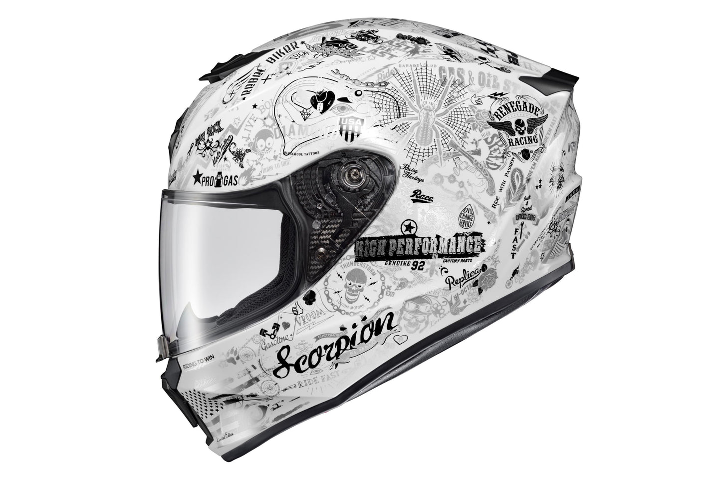 Scorpion Exo-r420 Full-face Helmet Pace