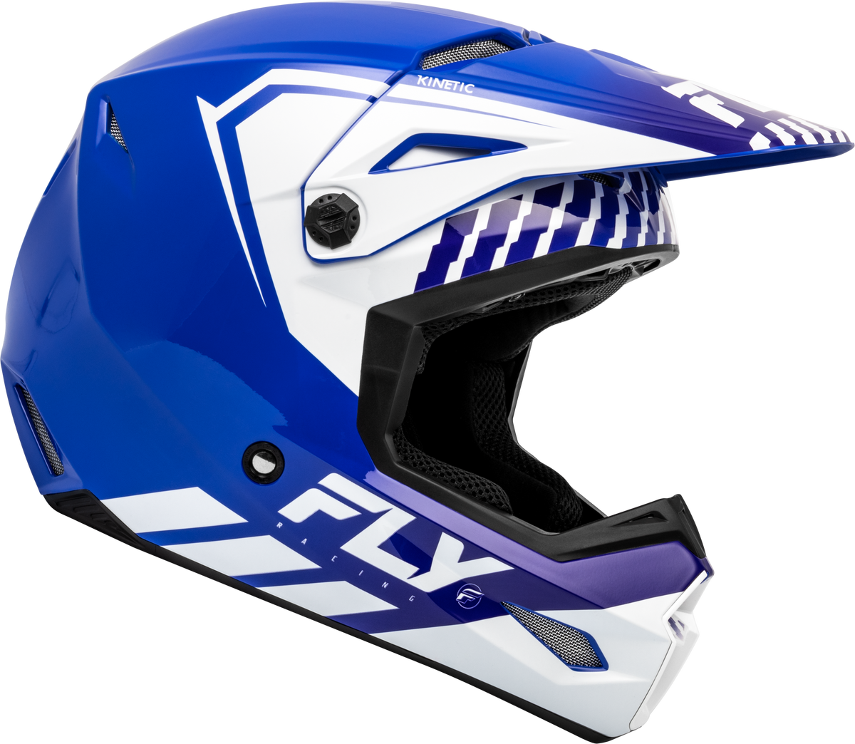 Youth Kinetic Menace Helmet Blue/White Ys