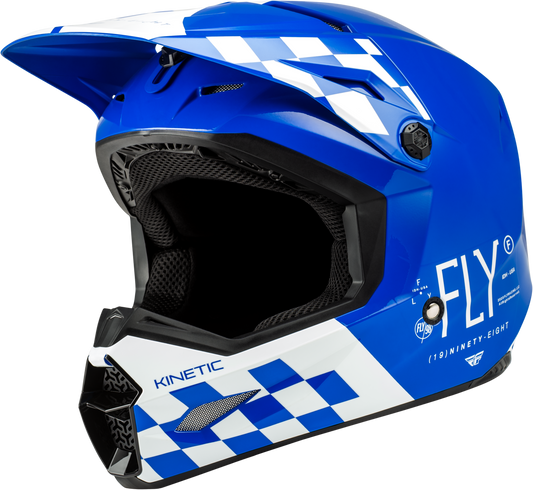 Kinetic Lite Rival Helmet Gloss Blue/White Sm