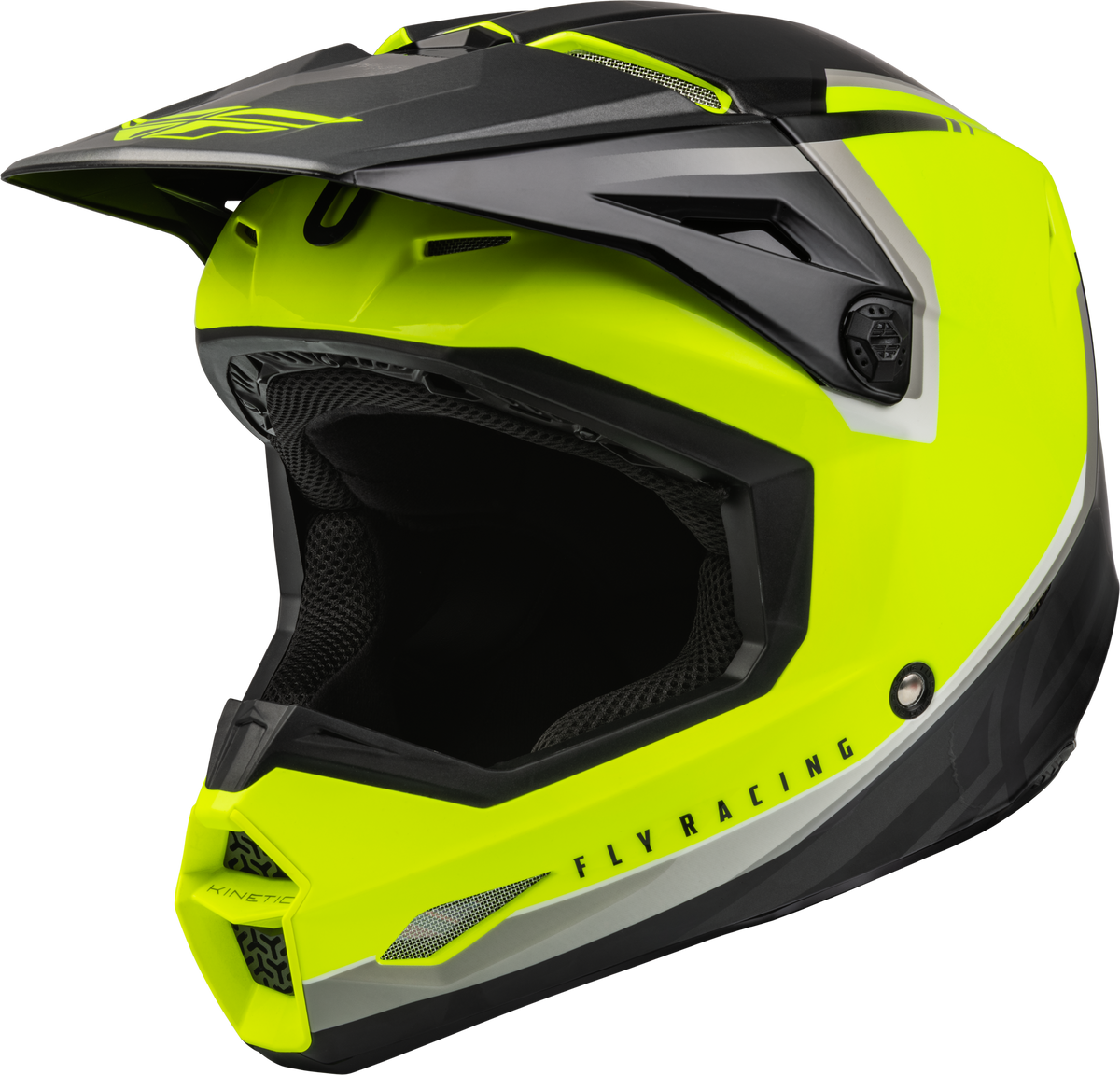 Kinetic Vision Helmet Hi Vis/Black Md