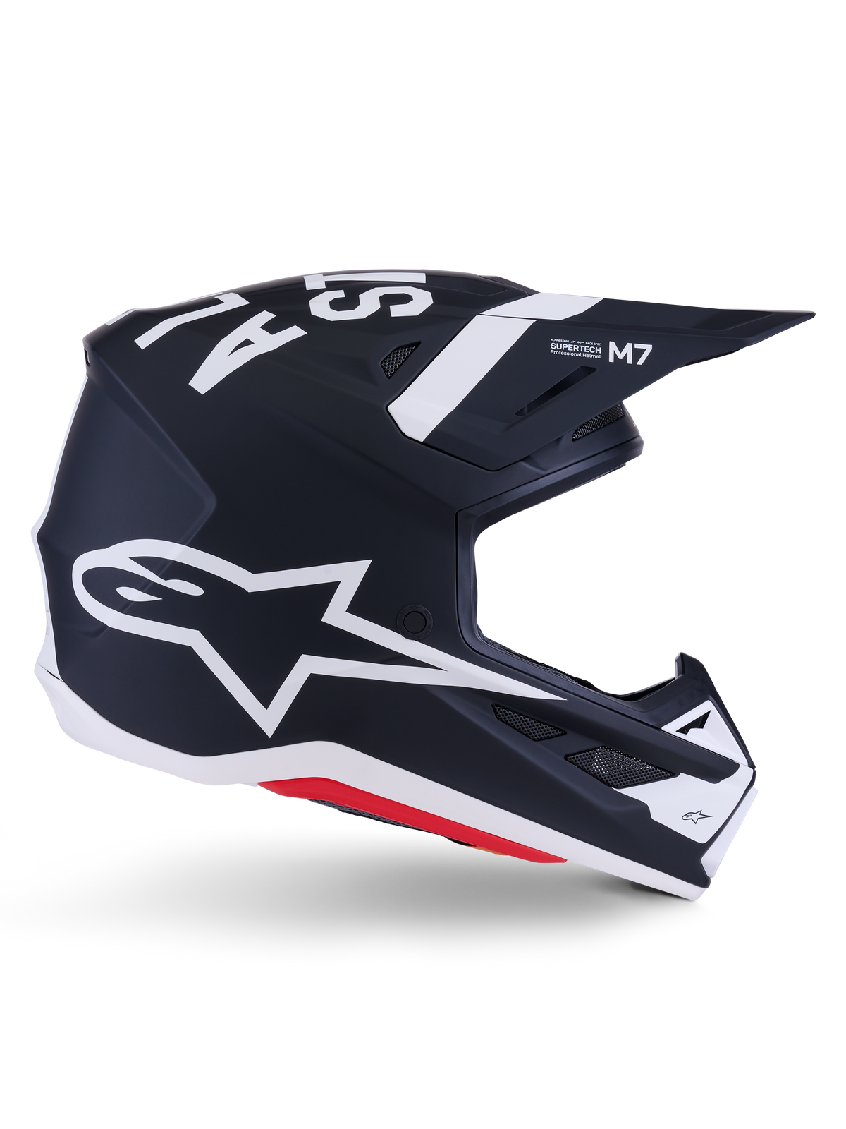 Sm7 Dasher Helmet Blk/Wht Matt Md