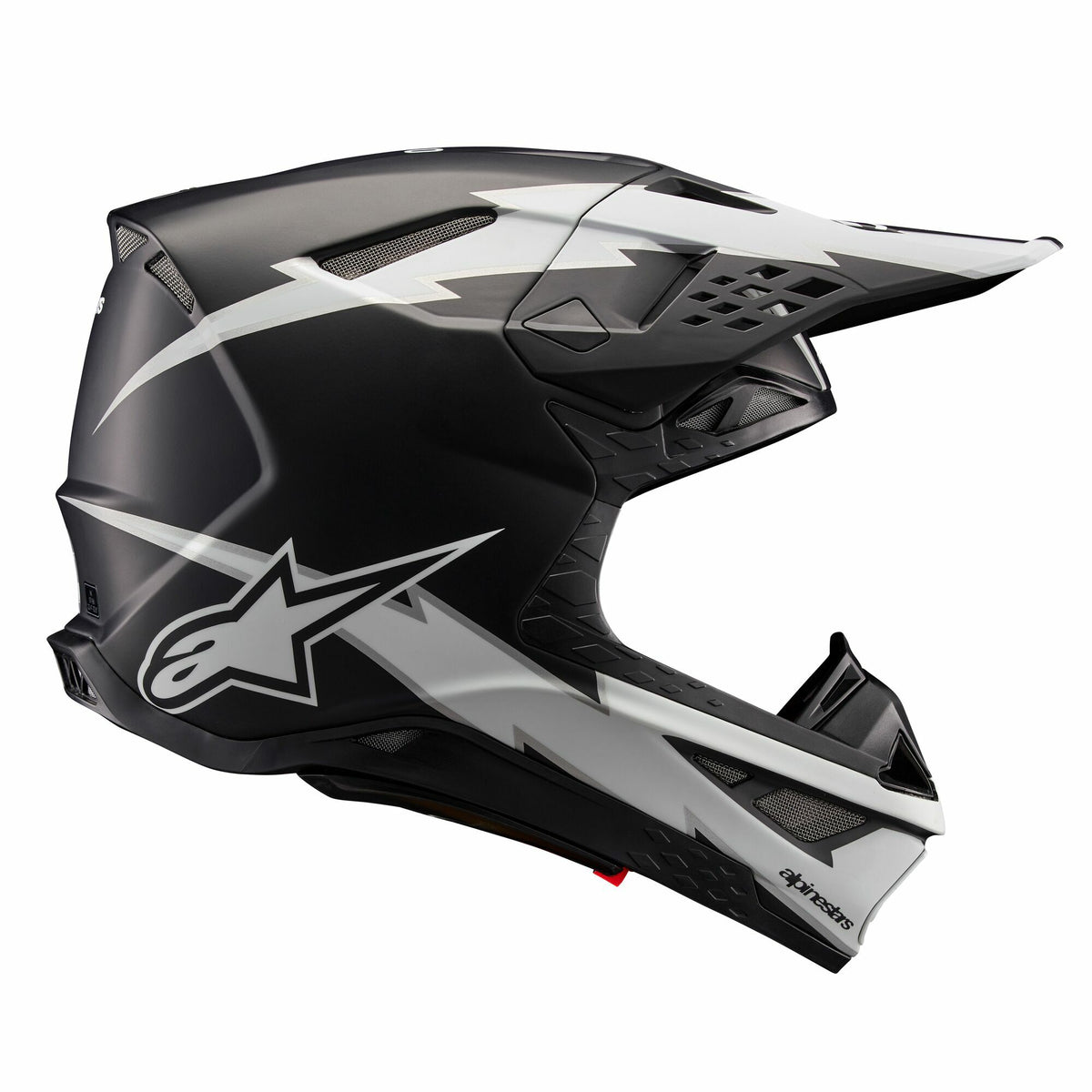 Supertech S M10 Ampress Helmet Black/White Matt Md