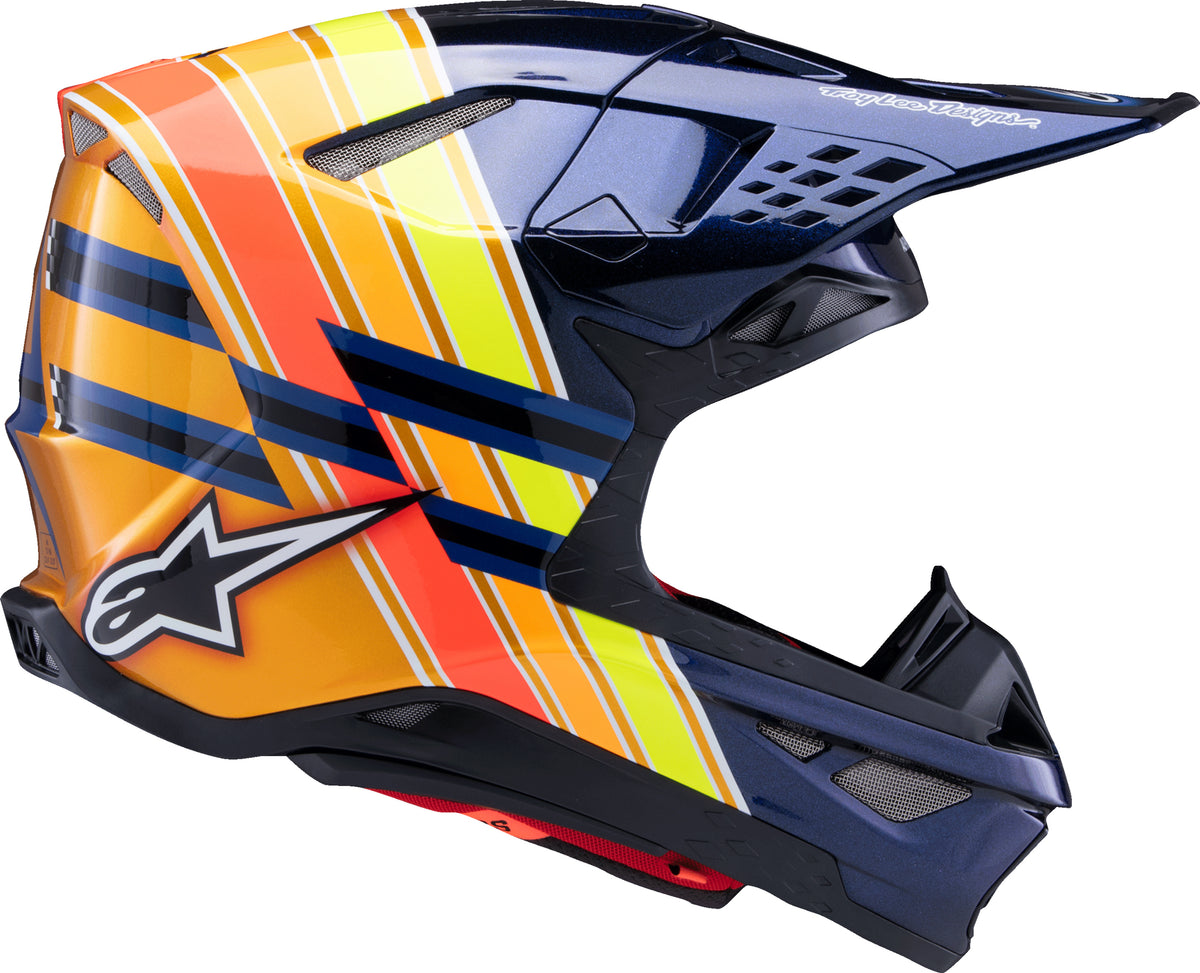 S M10 Tld Edition 25 Helmet Drk Blu/Org/Ylw Fluo/Red Xs