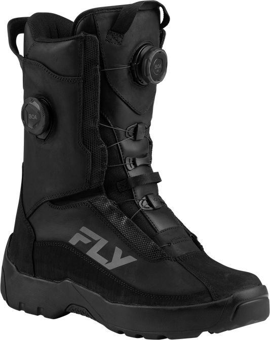 Inversion Double Boa Boot Black Sz 9