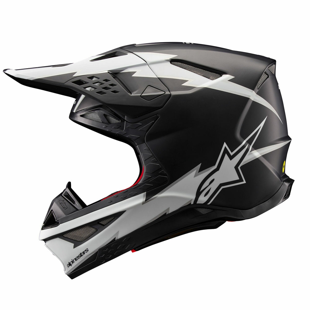 Supertech S M10 Ampress Helmet Black/White Matt Sm