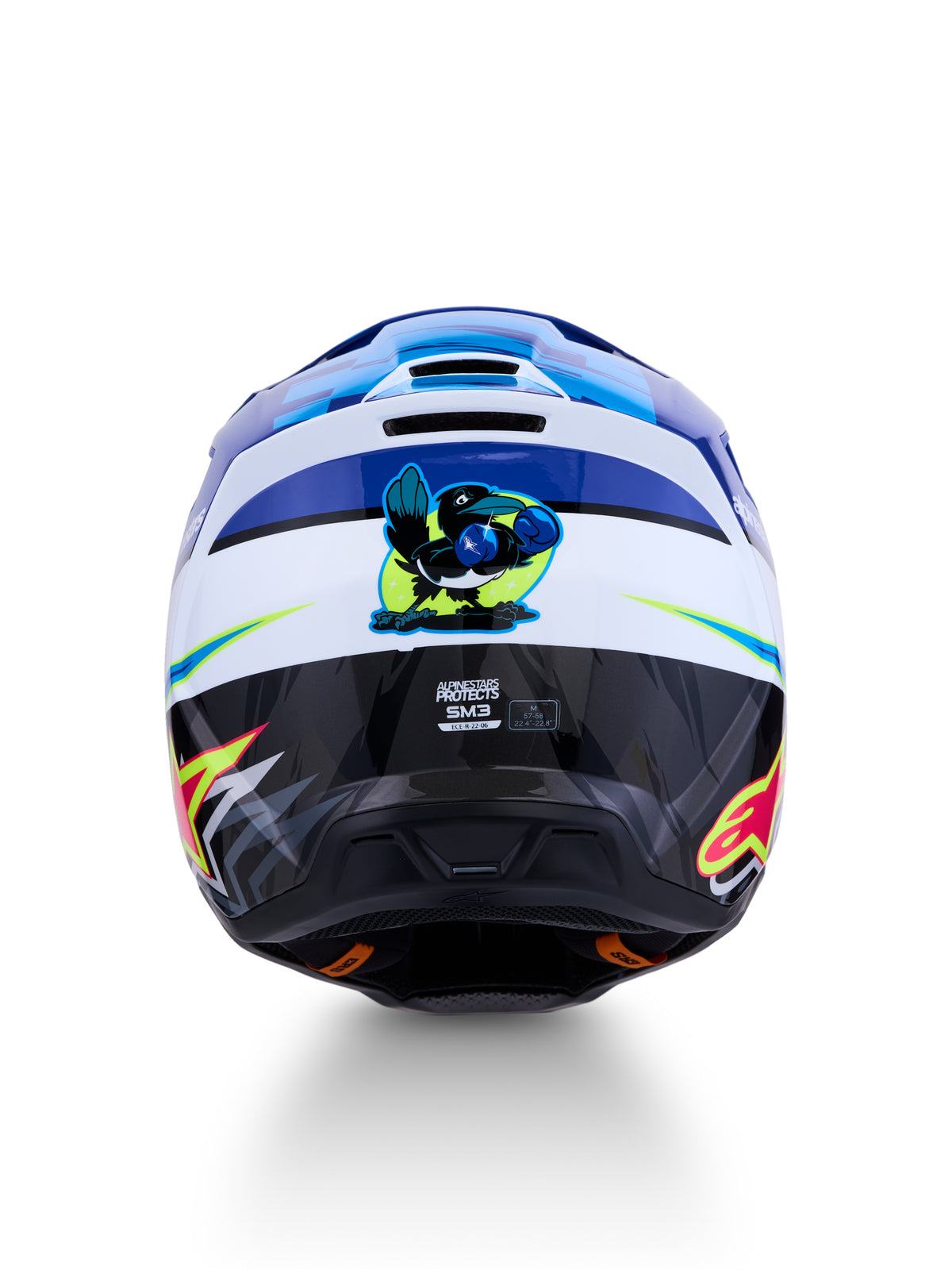 S M3 Falcon Helmet Ece06/Dot Blu/Wh/Blk/Pink Fl/Yl Fl Gl Sm