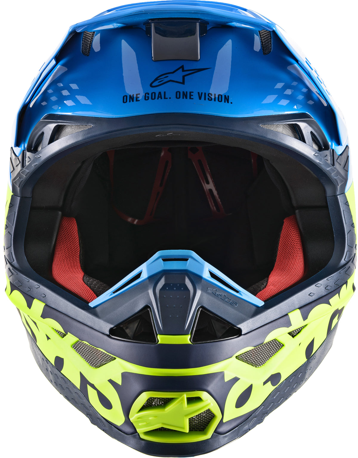 S.Tech S M8 Radium Helmet Aqua/Yellow Fluo/Navy Md