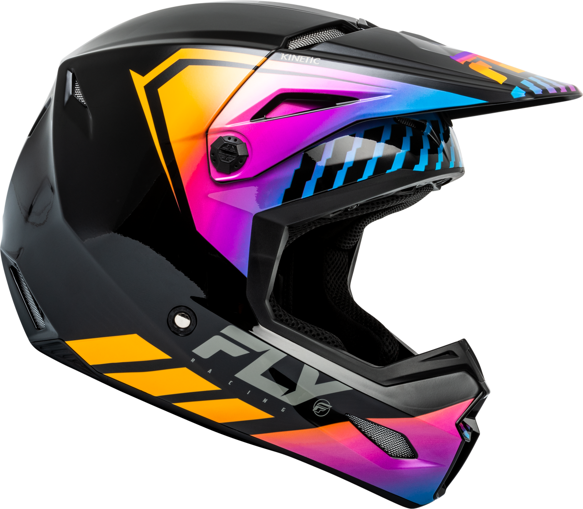 Kinetic Menace Helmet Black/Sunrise Lg
