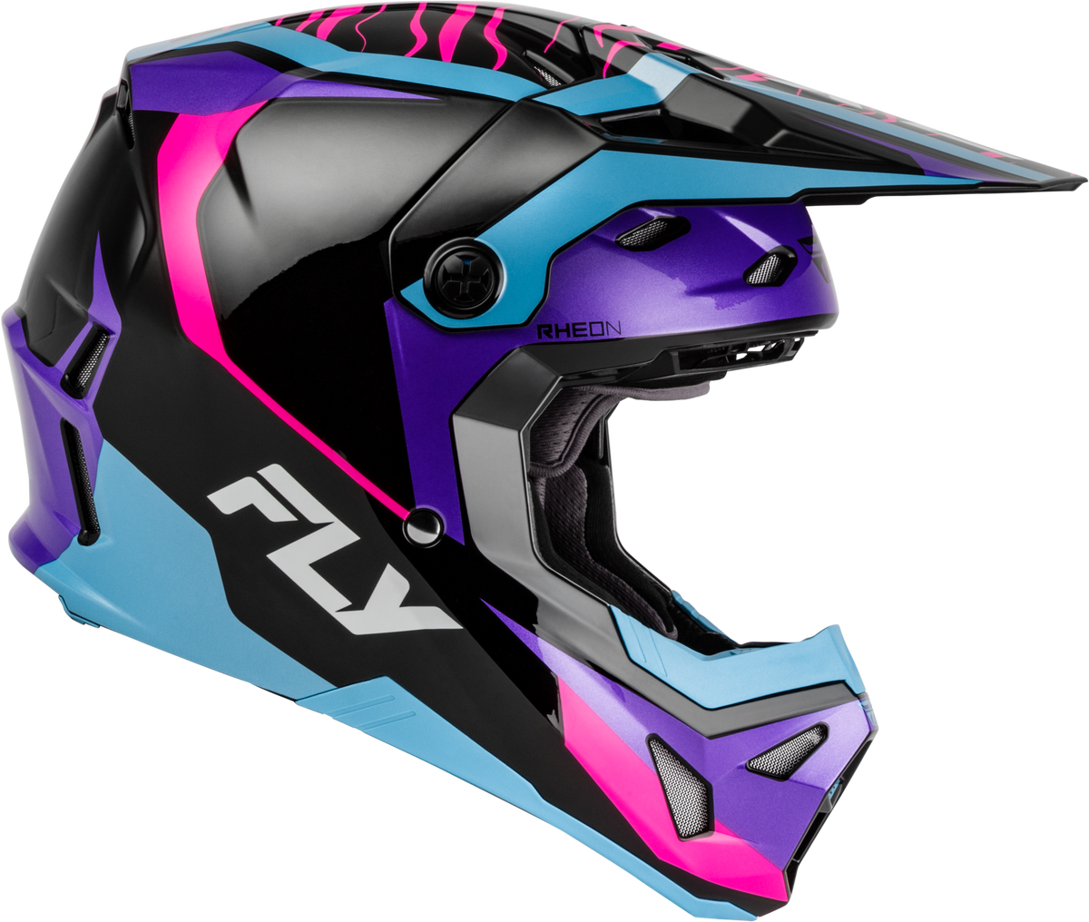 Youth Formula Cp Charge Helmet Black/Purple/Pink/Blue Yl