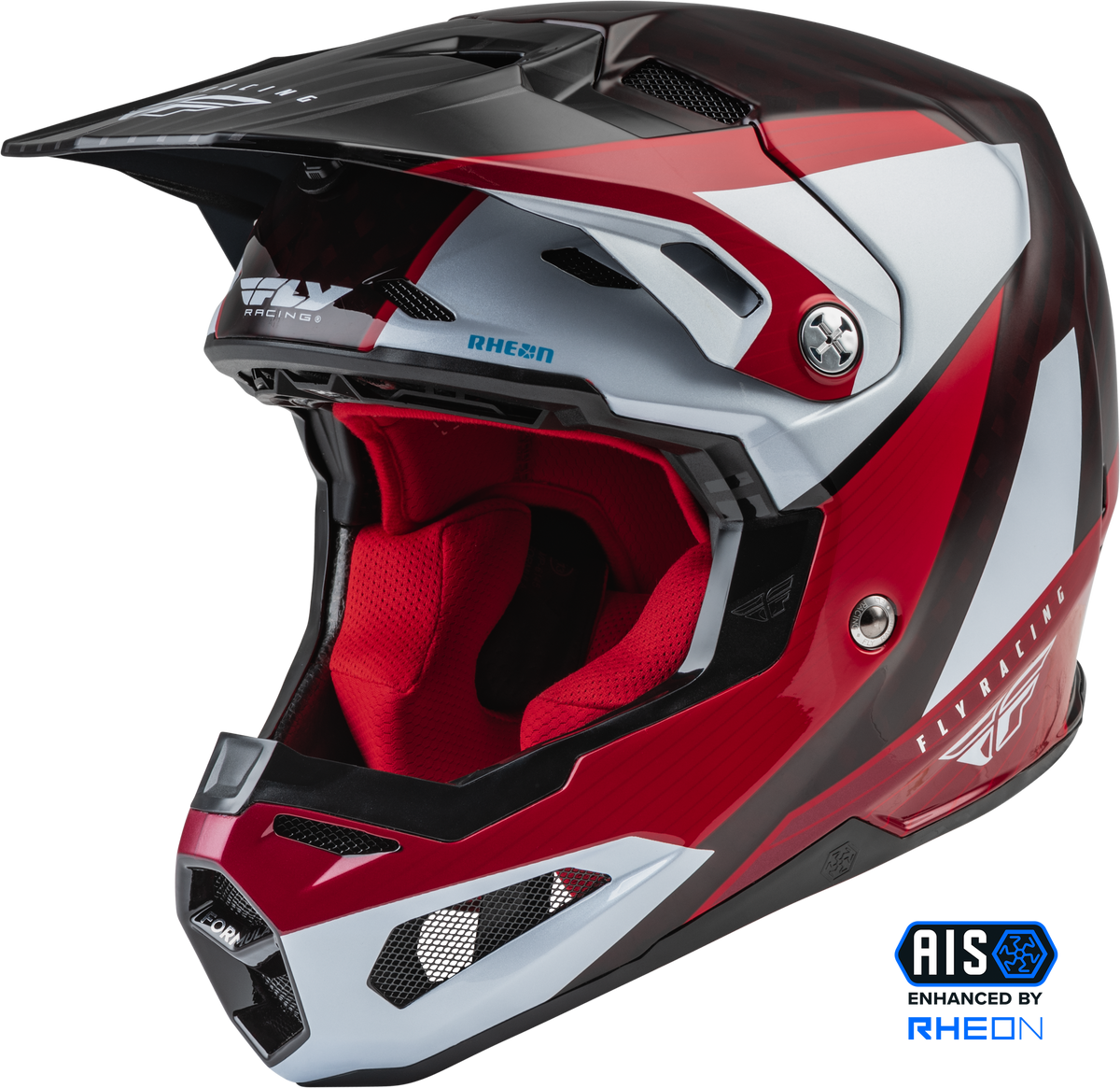 Formula Carbon Prime Helmet Red/White/Red Carbon Xl