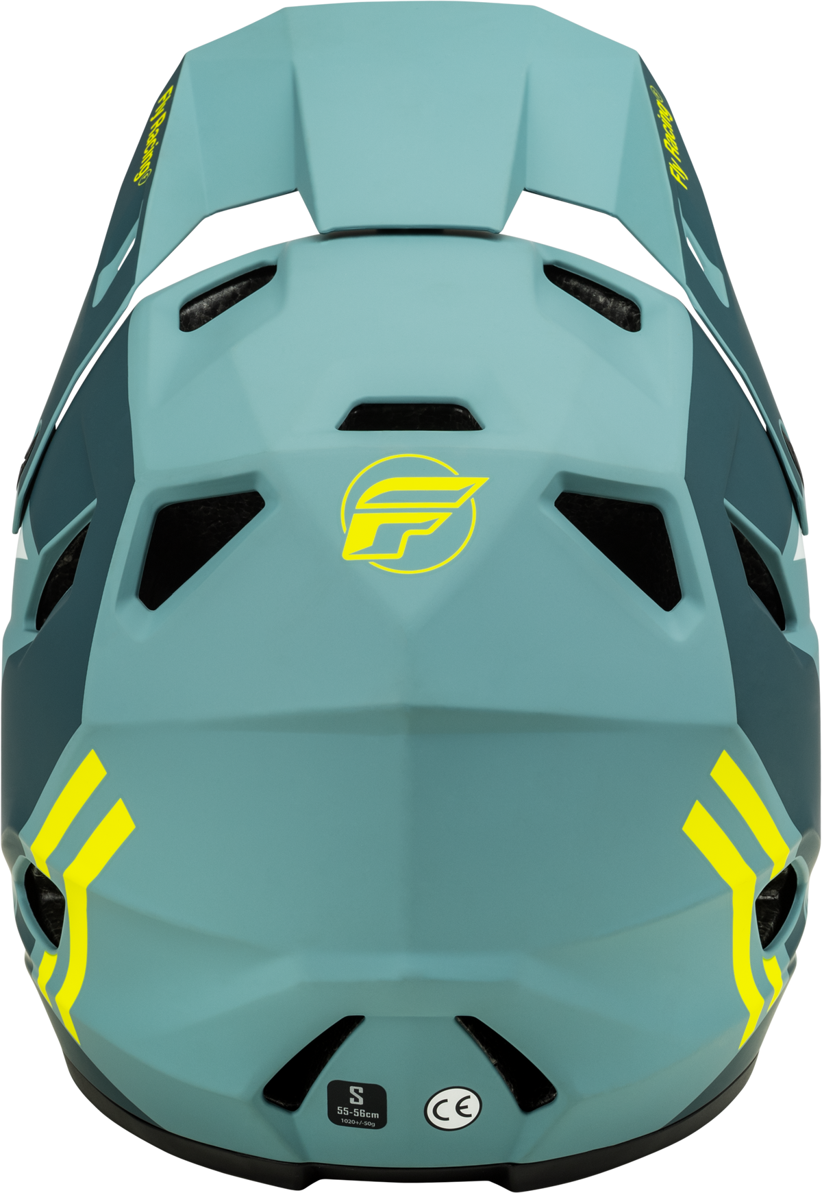 Youth Rayce Bicycle Helmet Matte Blue Stone/Hi Vis Ys