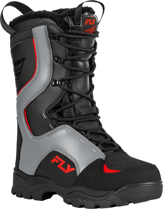Marker Laced Boot Black/Red 7