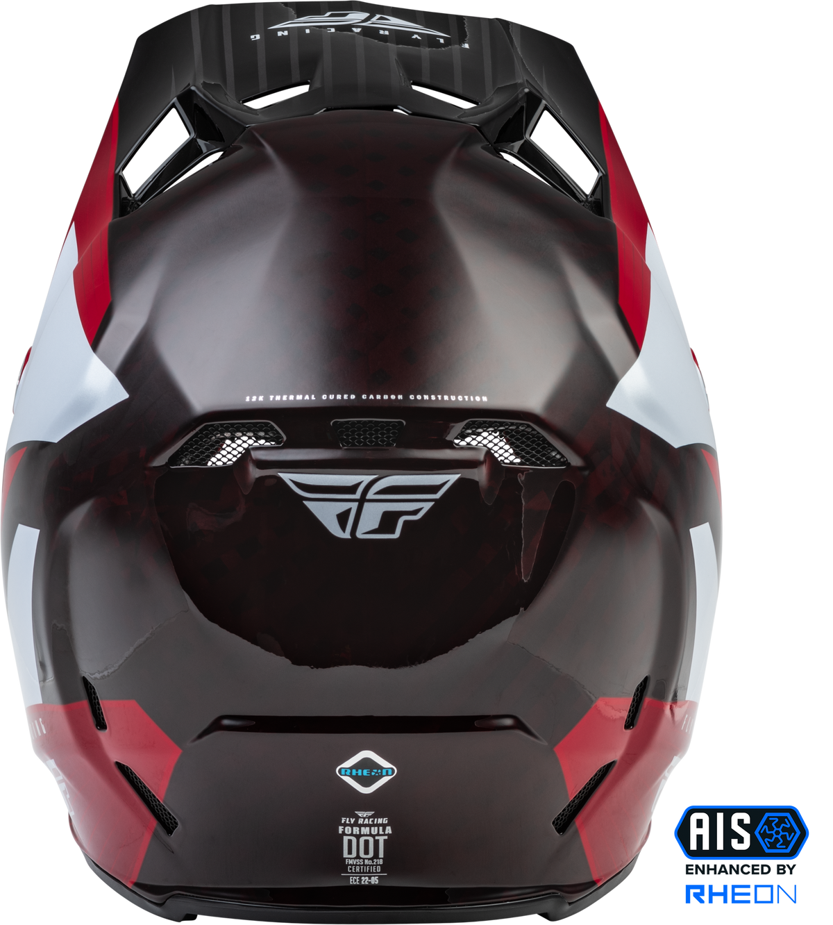Formula Carbon Prime Helmet Red/White/Red Carbon Xl