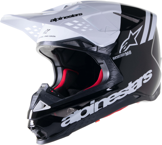 S M8 Radium 2 Helmet Black/White Md
