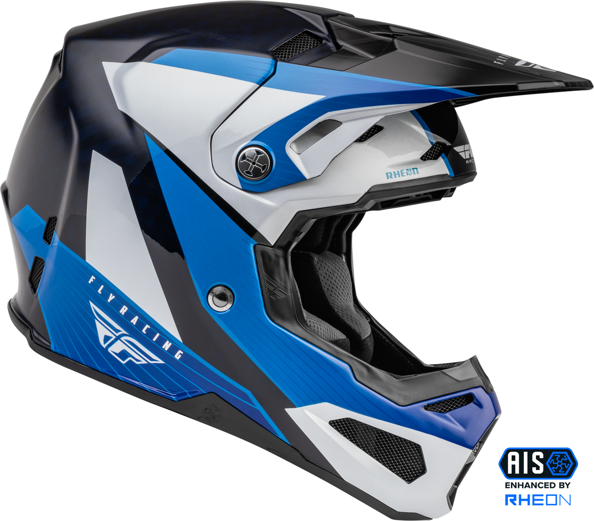 Formula Carbon Prime Helmet Blue/White/Blue Carbon Xs